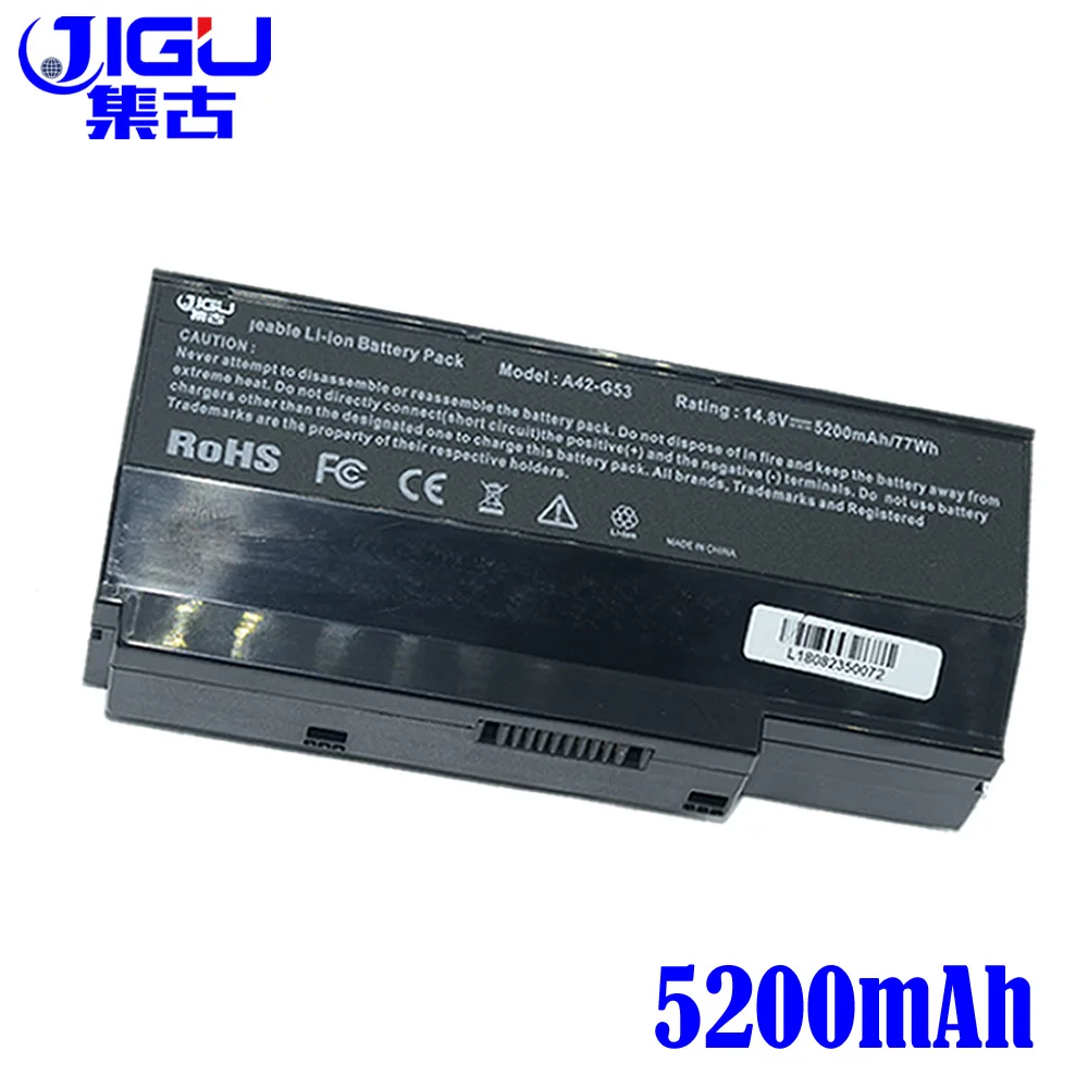 JIGU Новый аккумулятор для ноутбука A42 G73 G53 07G016DH1875 07G016HH1875 70 NY81B1000Z 90 NY81B1000Y ASUS G73J G73JH|new