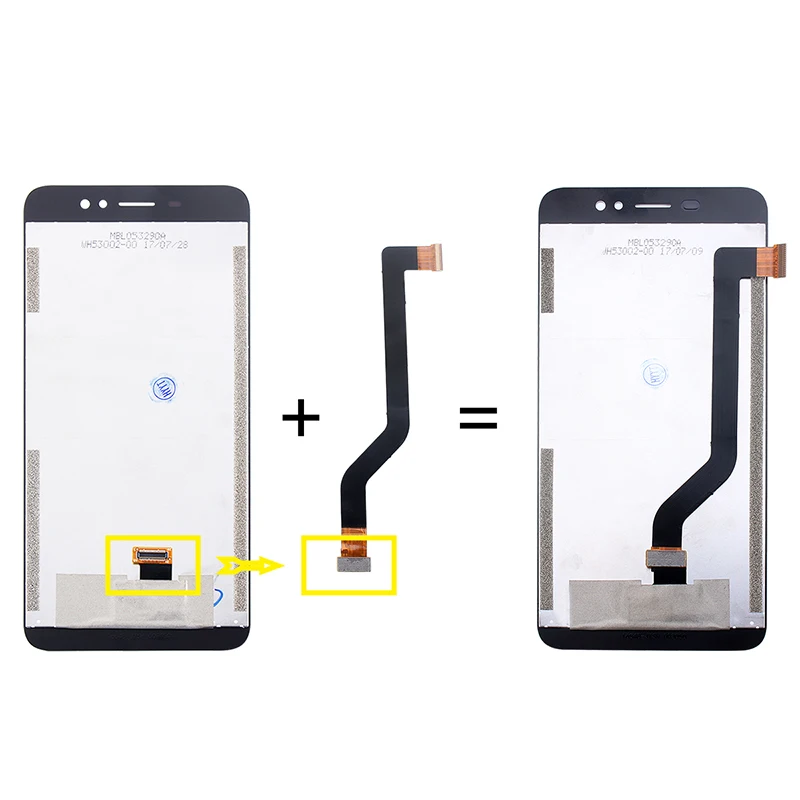 Remanбор для Ulefone S8 Pro ЖК дисплей + сенсорный экран 5 3 дюймов сборка Запчасти Телефон