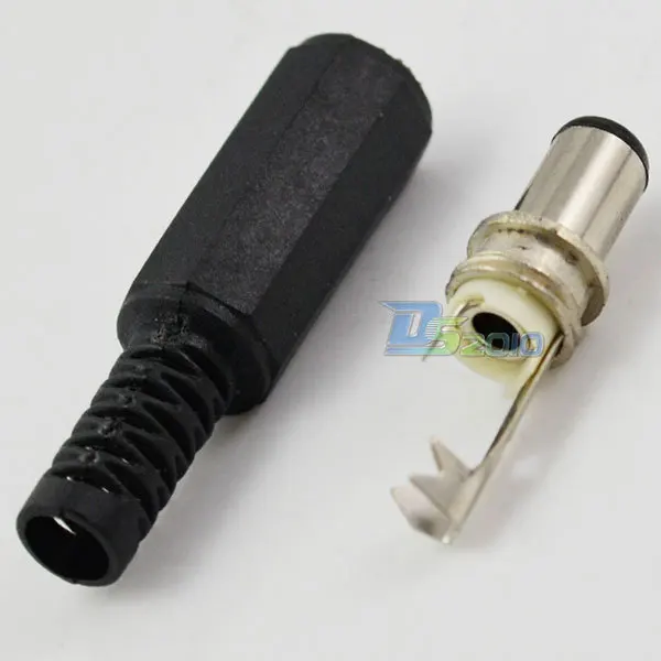 Высокое качество 5 5x2 мм DC кабель питания штепсельная вилка адаптер пластиковая