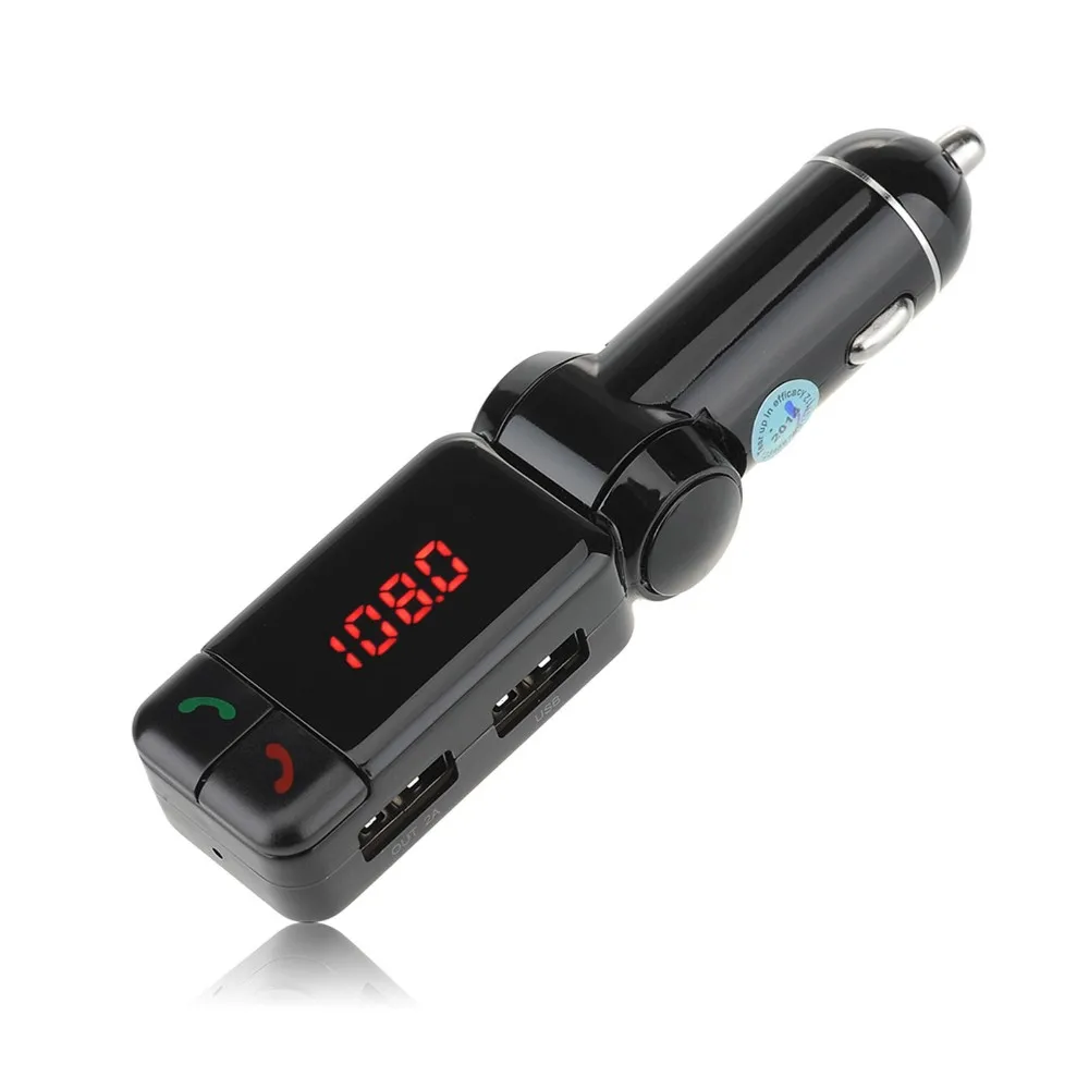 Автомобильный MP3 Bluetooth плеер FM передатчик беспроводной FM модулятор Автомобильный комплект Громкая связь аудио MP3 автомобильное Usb зарядное устройство для iPhone и Android