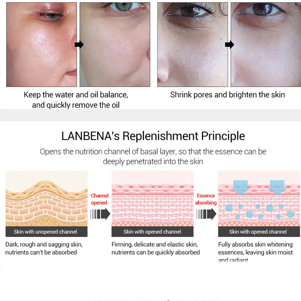 Гиалуроновая кислота сыворотка LANBENA Snail Essence увлажняющий крем для лица лечение акне уход за кожей восстановление и отбеливание AntiAnging