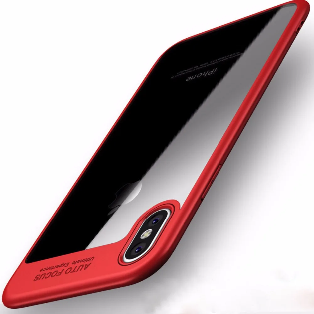 Роскошный ультра тонкий силиконовый ТПУ мягкий чехол для Apple iPhone X 8 7 6 s плюс