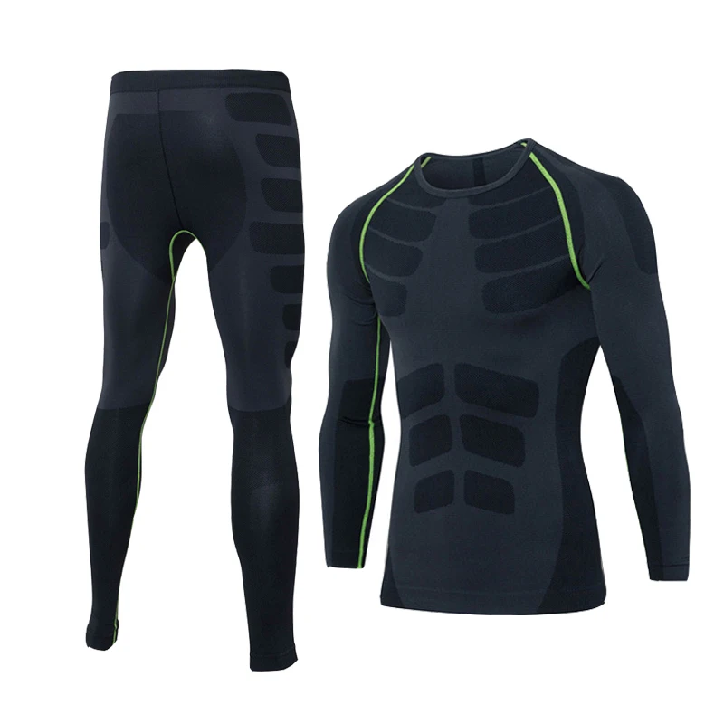 New Men's Thermal Underwear Sets Winter Quick Dry Anti-microbial Stretch Men Thermo Male Warm Long Johns | Мужская одежда
