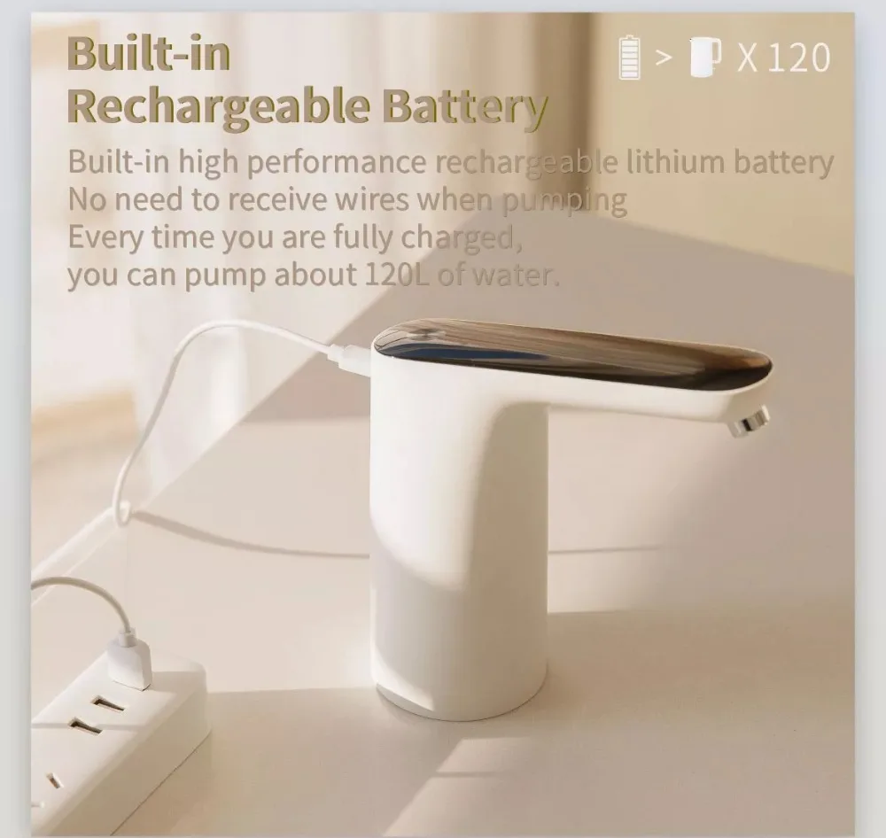 XIAOMI Mijia 3LIFE автоматический мини Ключ Переключатель Водяной насос беспроводной Перезаряжаемый Электрический диспенсер USB водяной насос умный дом