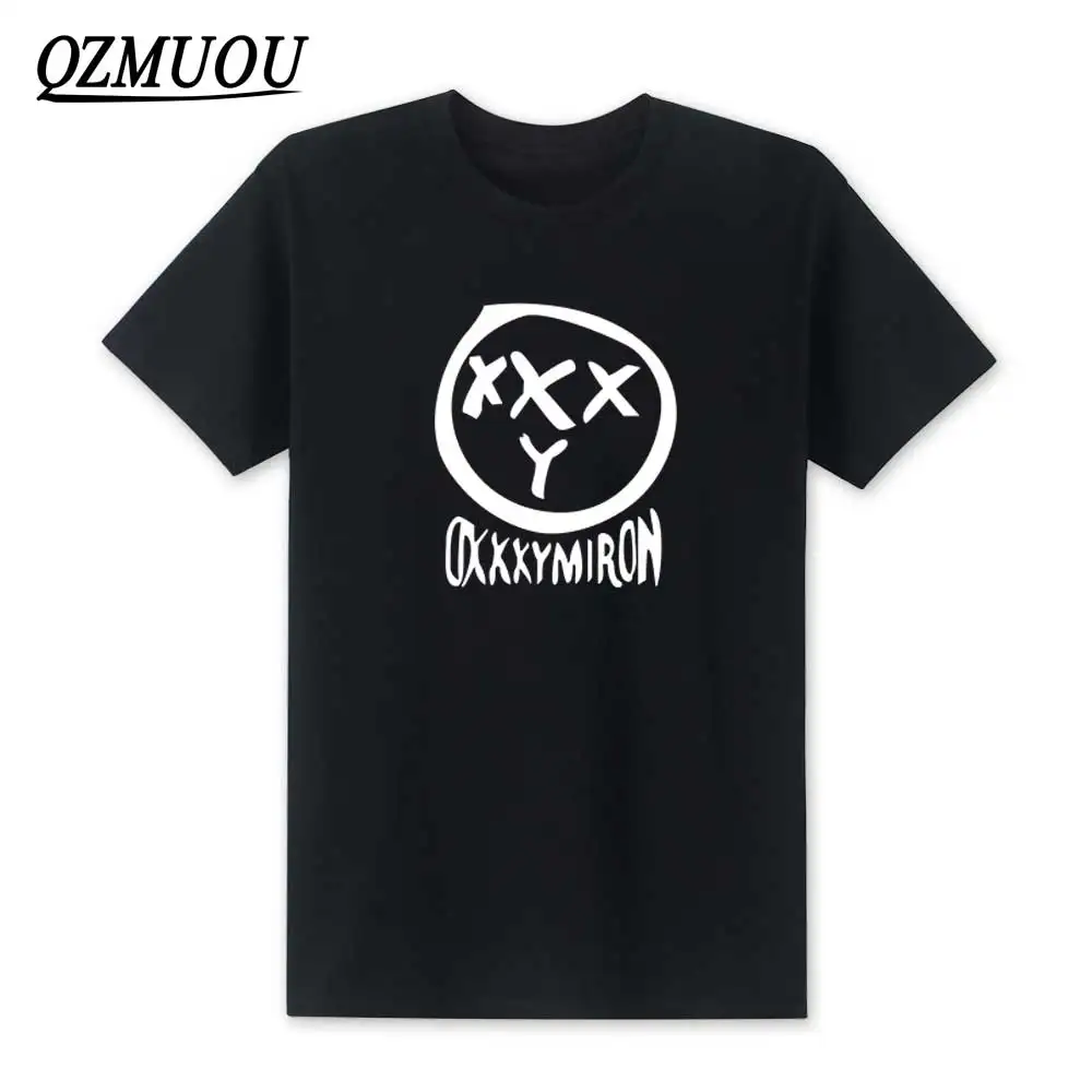 Новая мода oxxxymiron Футболка Мужская Аниме летняя новая мужская футболка модные футболки с принтом Футболка с коротким рукавом XS-XXL