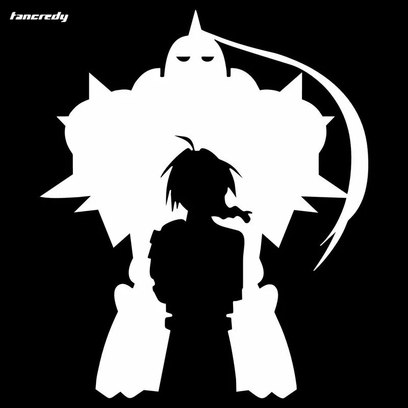 Tancredy The 2nd Half Price 15*17.7cm 3D Car Styling Stickers Fullmetal Alchemist Anime and Decals | Автомобили и мотоциклы