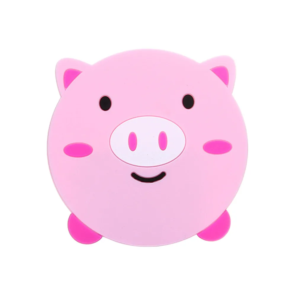 1 шт. силиконовая чашка с животным узором держатель для напитков коврик посуды