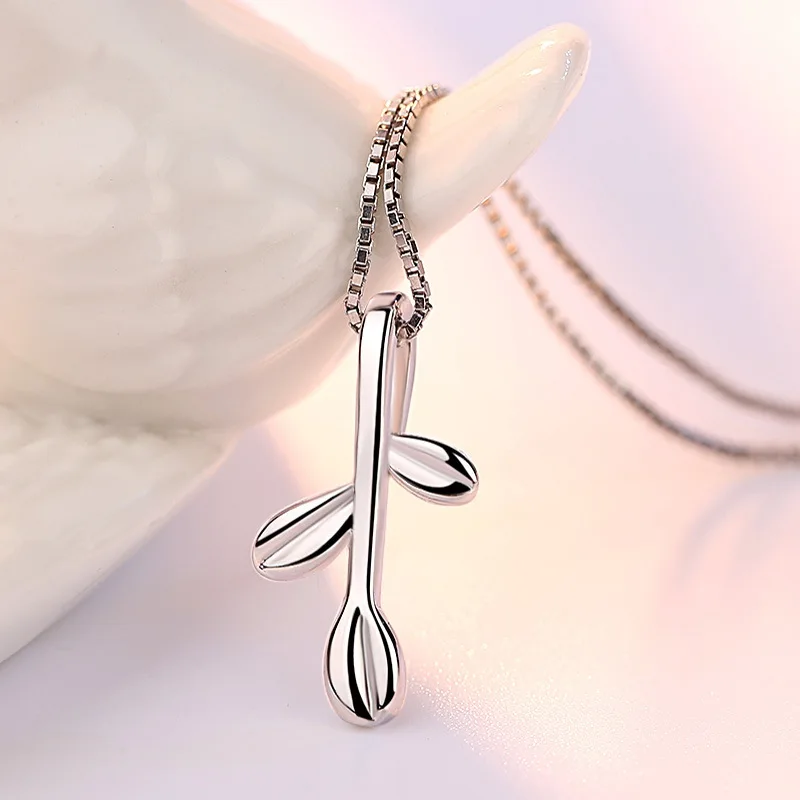 KITEAL 2018 Hot New Fashion Simple Olive Branch Leaf Necklace Clavicle Chain Pendant for Women Charm Jewelry Gifts | Украшения и