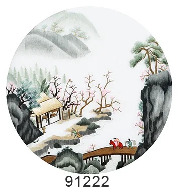 Наборы для вышивки из 100% натурального шелка наборы рукоделия картины с принтом