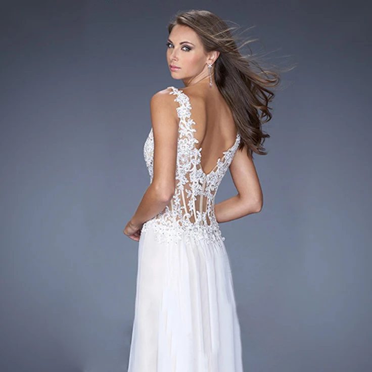 Новое роскошное сексуальное платье выпускного вечера Длинные блестящие вечерние платья Платье выпускного вечера с бисером