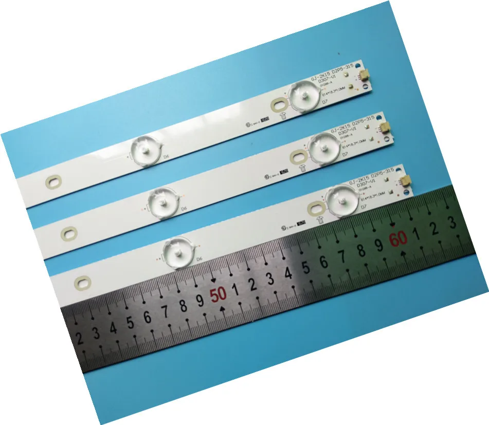 Новинка 30 шт. 7LED 615 мм Светодиодная лента для LBM320P0701 FC 2 32PFK4309 TPV TPT315B5 32PHS5301 LB F3528 GJX320307