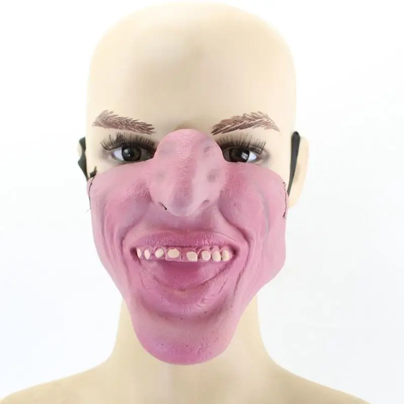 4 стиль смешно и страшное лицо латекс маска вечерние Хэллоуин Дурака Косплэй
