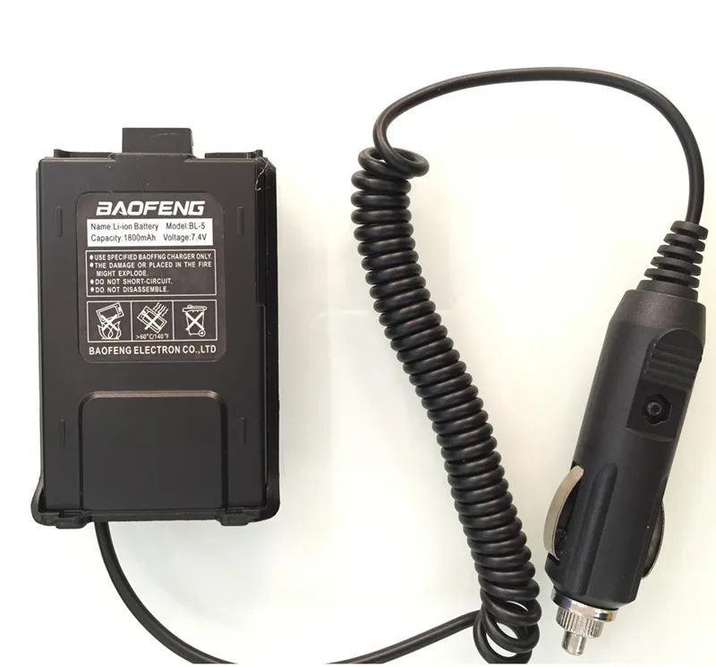 2 шт. автомобильное зарядное устройство для раций Baofeng UV 5R|Рации| |