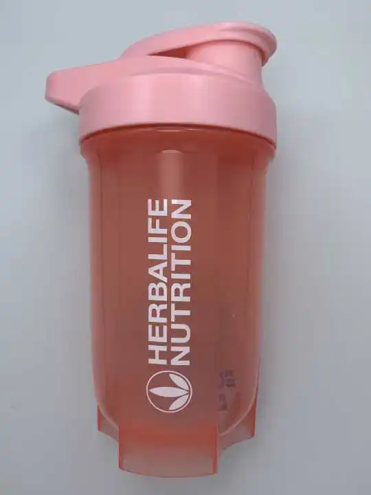 Портативный 500 мл добавки herbalife спортивный шейкер BPA-Free W/проволочный венчик 5 вариантов цвета - Цвет: Pink