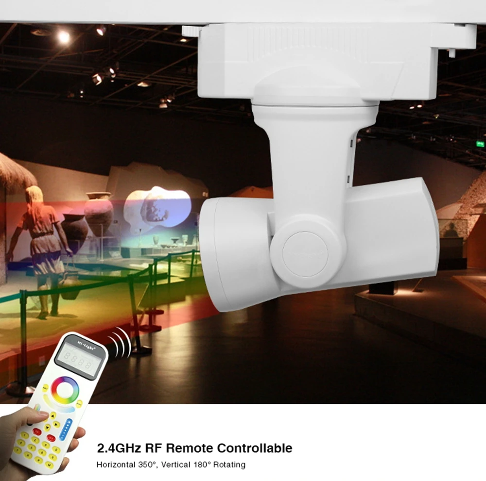 MiBoxer 2 4G AL3 25W Альфа Lite проводной RGBW Led автоматическое слежение за светильник