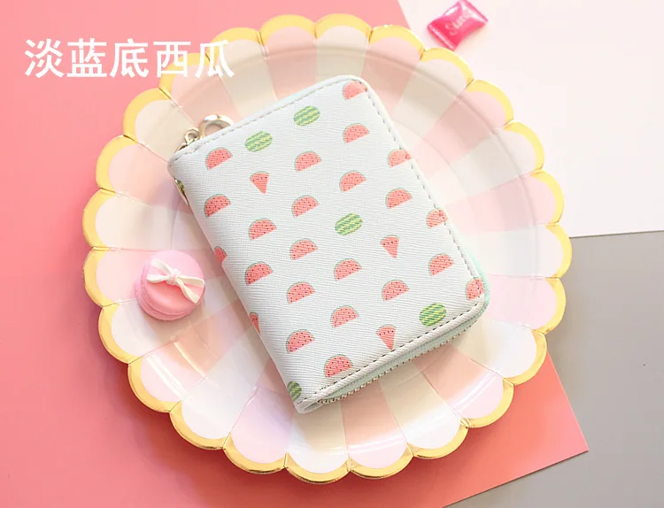 39short purse Маленький короткий милый мультяшный кошелек на молнии Кот голый медведь розовый леопард маленькая свежая девушка студентка pu мультфильм портмоне - Цвет: 39short purse
