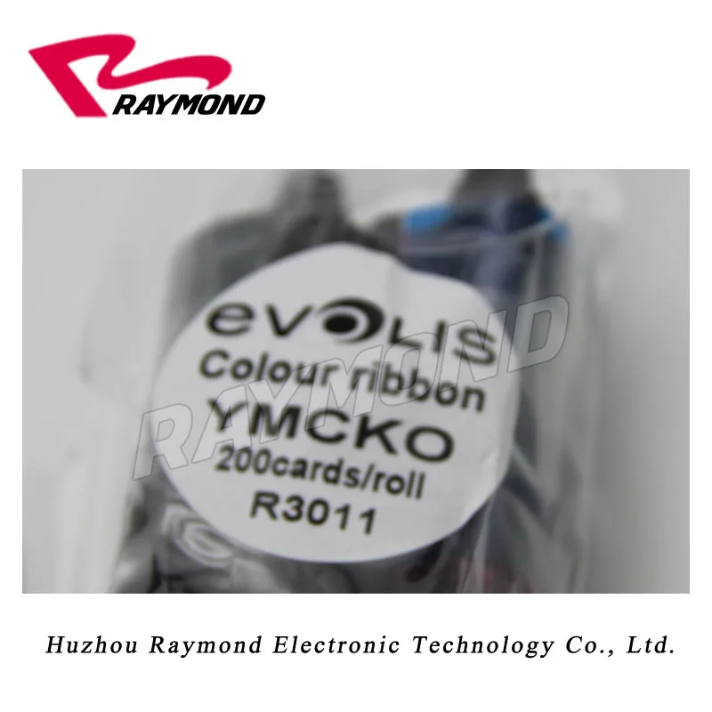 Оригинальная цветная лента Evolis R3011 R3011C YMCKO 200 принты для принтеров карт серии Pebble