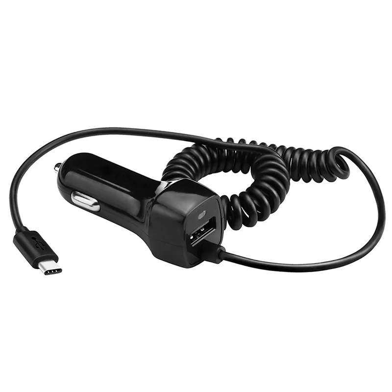 Универсальное двойное автомобильное зарядное устройство USB со встроенным usb
