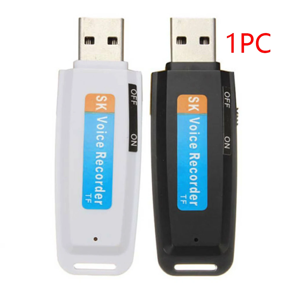Профессиональный цифровой диктофон портативный USB мини диктофон Поддержка TF карты U диск WAV пластиковая ручка аудио флэш-накопитель