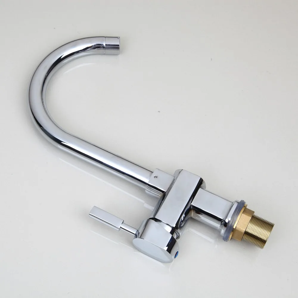 Роскошный смеситель для кухни 360 градусов по умеренной цене хромированный