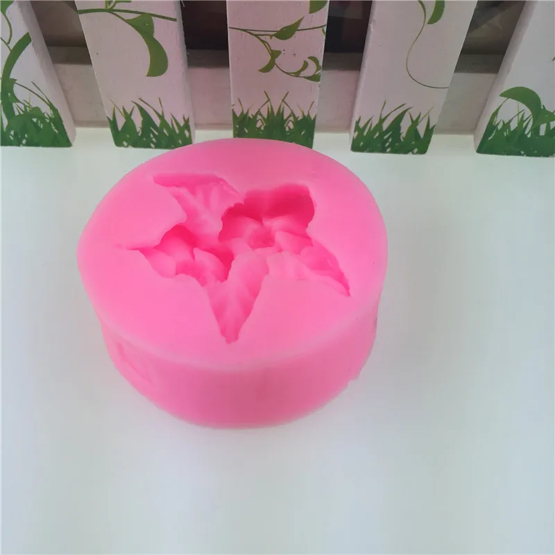 Цветок розы 3D шоколад мыло формы DIY средства украшения торта помадкой