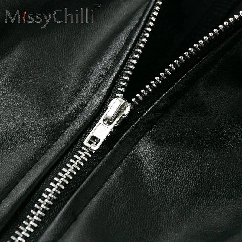 MissyChilli эластичный Летний комбинезон из искусственной кожи на молнии Женский черный сексуальный комбинезон женский Клубные вечерние комбинезоны для коротких комбинезонов