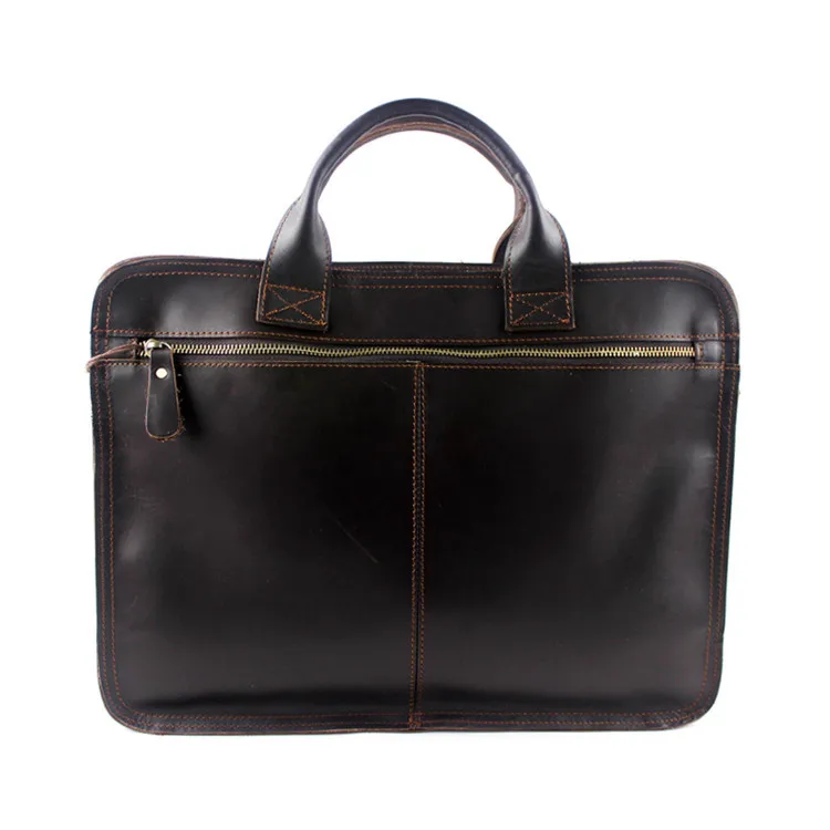 Натуральная кожа кофе мужчин портфель деловая сумка для ноутбука теплые мужские