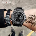 SANDA G Style спортивные мужские часы, Топ люксовый бренд военные кварцевые часы мужские водонепроницаемые S Shock цифровые часы Relogio Masculino
