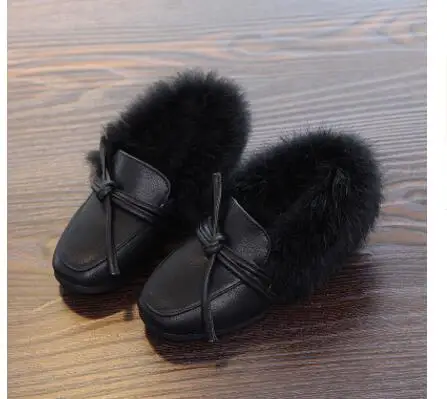 Зимние Детские Плюшевые ботинки для снега детские модные мальчиков и девочек