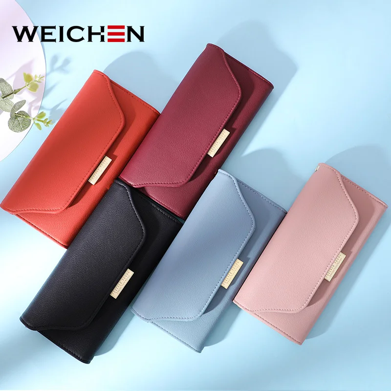 WEICHEN Сумочка 2019 новый браслет длинный клатч кошелек женский держатель карты