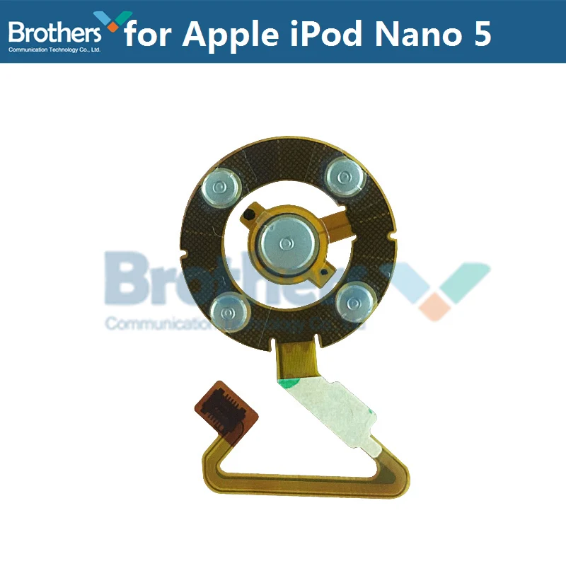 1pcs for Nano 5 Для Apple iPod Nano 3 Nano 5 гибкий кабель для наушников гибкий кабель для iPod Nano 5 Центральная кнопка гибкий кабель тест Топ - Цвет: 1pcs for Nano 5
