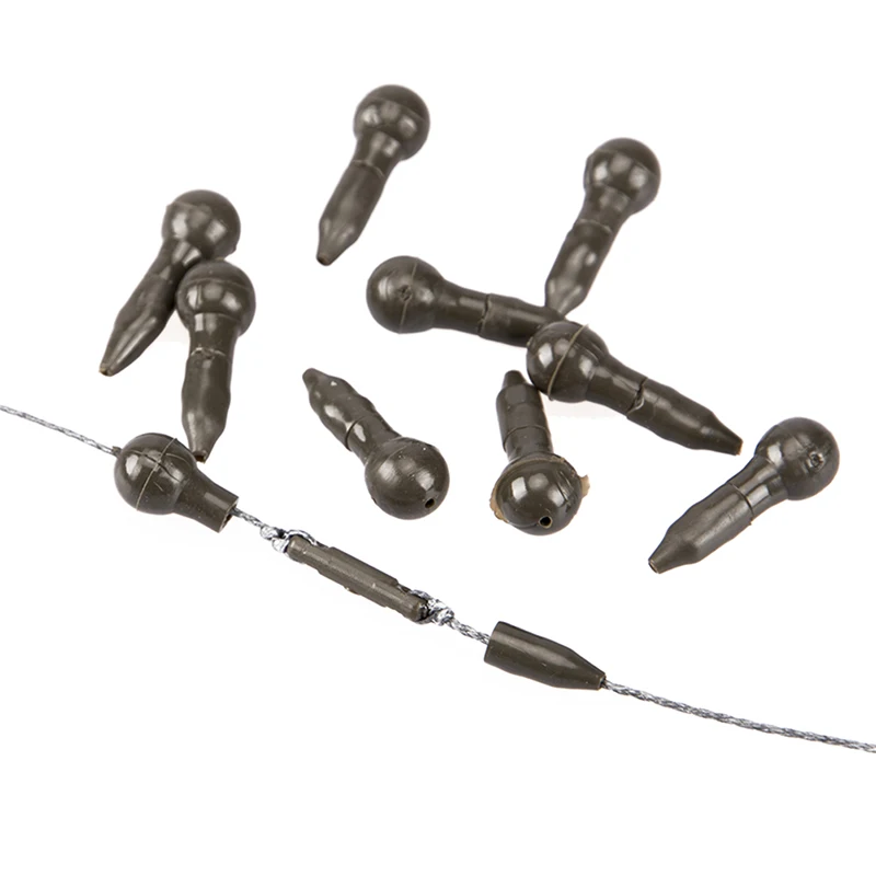 10/20 шт. Быстросменные бусы Hir Rigs Hook Links метод кормушки леска держатель Карп