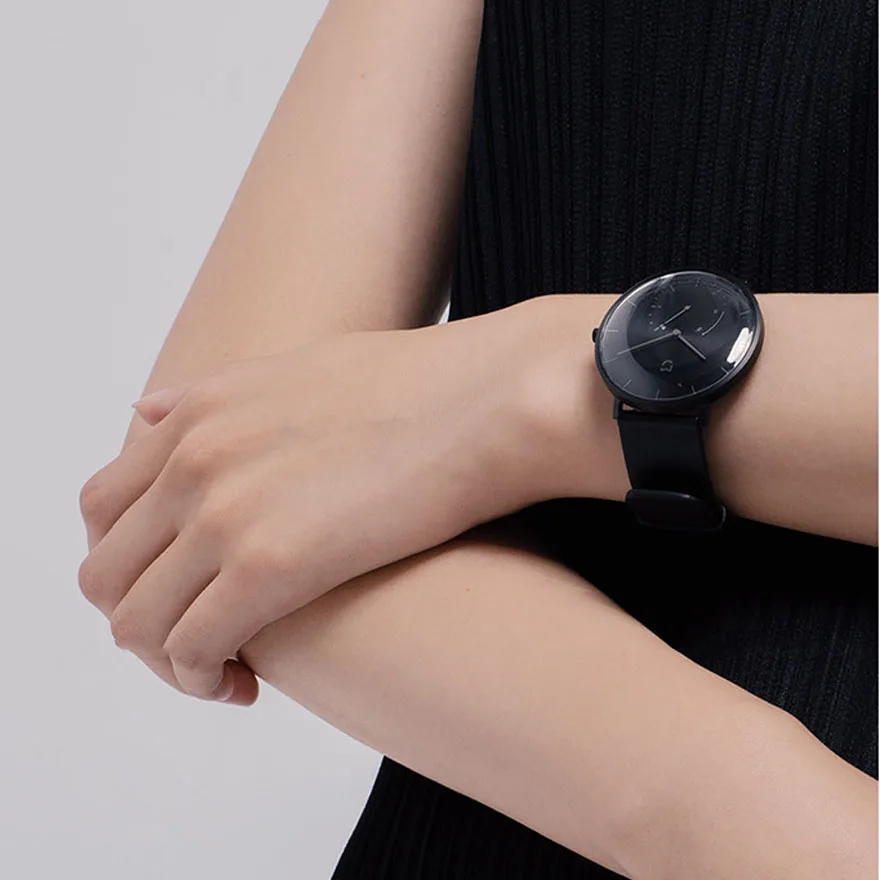 Умные часы Xiaomi Mijia Quartz водонепроницаемые 3ATM с будильником спортивный датчик BLE4.0