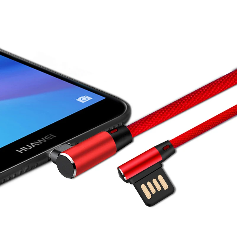 Gourde локоть зарядный кабель Micro USB для samsung двухсторонний штекер нейлоновый huawei Xiaomi