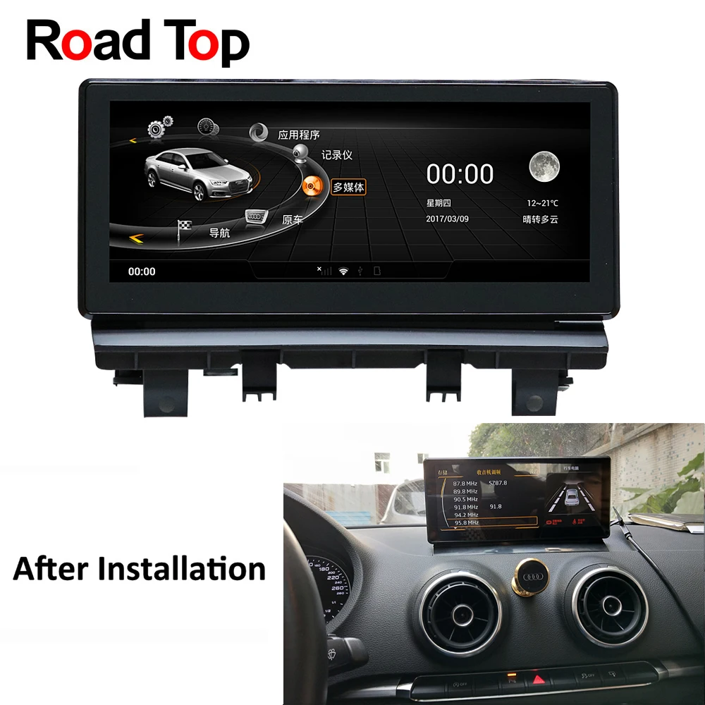 8 &quotAndroid 5 1 седан дисплей для Audi A3 2013 2018 WiFi LHD Автомобильный сенсорный экран gps