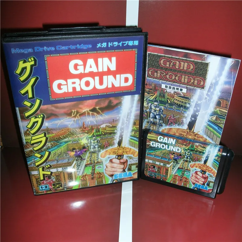 Наземная японская крышка с коробкой и руководством для Sega Megadrive Genesis игровая