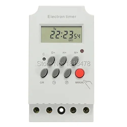 KG316T II AC 220V 50Hz LCD цифровой дисплей микрокомпьютер программируемый таймер