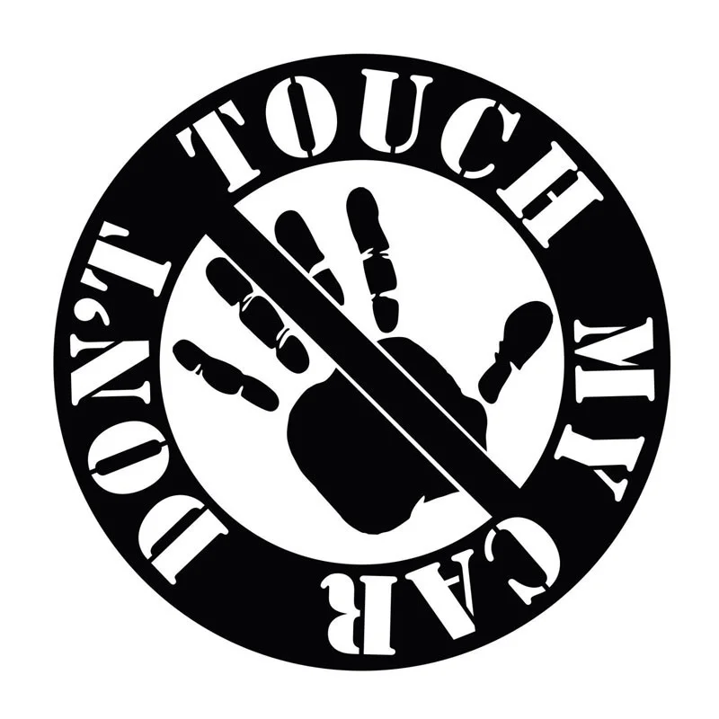 

15.2cm*15.2cm Don't Touch My Jdm Vinyl Decal Sticker window Styling Accessories