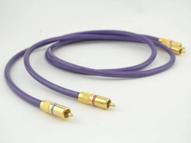 Пара Аудио MC SILVER IT 65 RCA аудио кабель 1 0 м со штыревыми соединителями на обоих