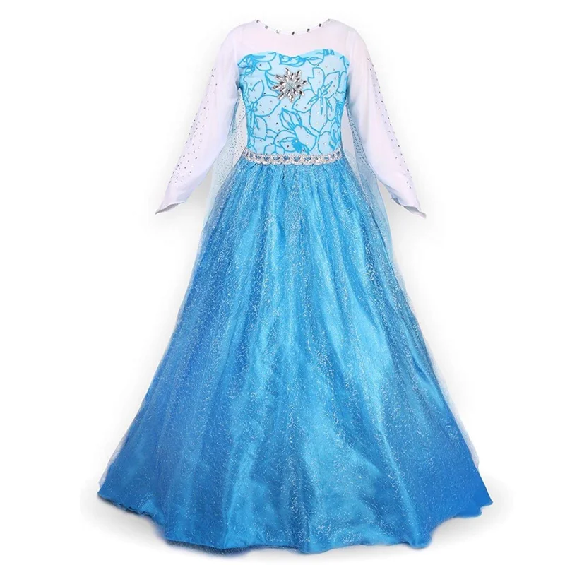 

Платье принцессы из мультфильма для девочек, одежда, косплей-костюм, платье принцессы для свадьбы, дня рождения, одежда для вечеринки