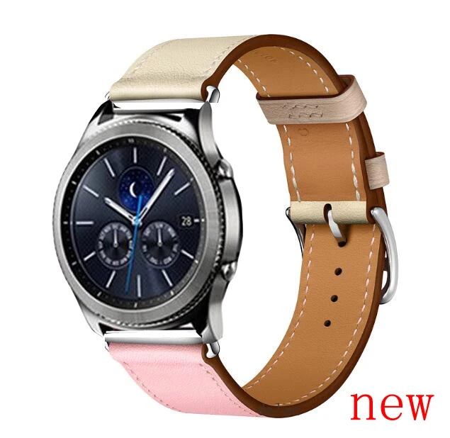22 мм 20 мм galaxy watch 42 мм 46 мм ремешок активный для samsung gear s2 sport s3 Frontier классический ремень huami amazfit bip huawei gt 2 - Цвет ремешка: Rose Sakura Craie