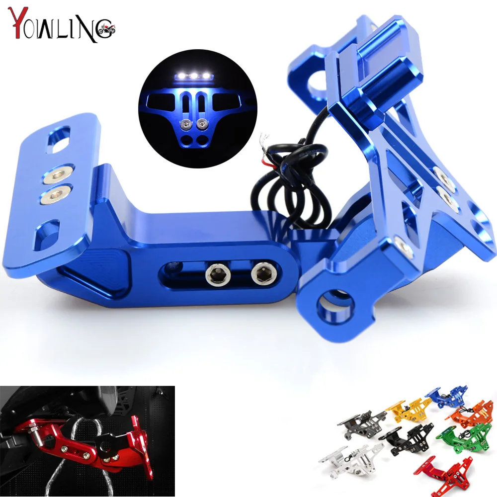

Motorcycle License Plate Bracket Licence Plate Holder For Suzuki gsxr750 GSX650F 2008-2014 Bandit 650/Bandit 1200/Bandit 1250/S