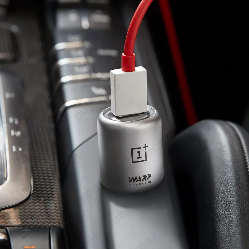 Оригинальное автомобильное зарядное устройство Oneplus Warp Charge 30 5 В = 6 А макс. для 7 Pro