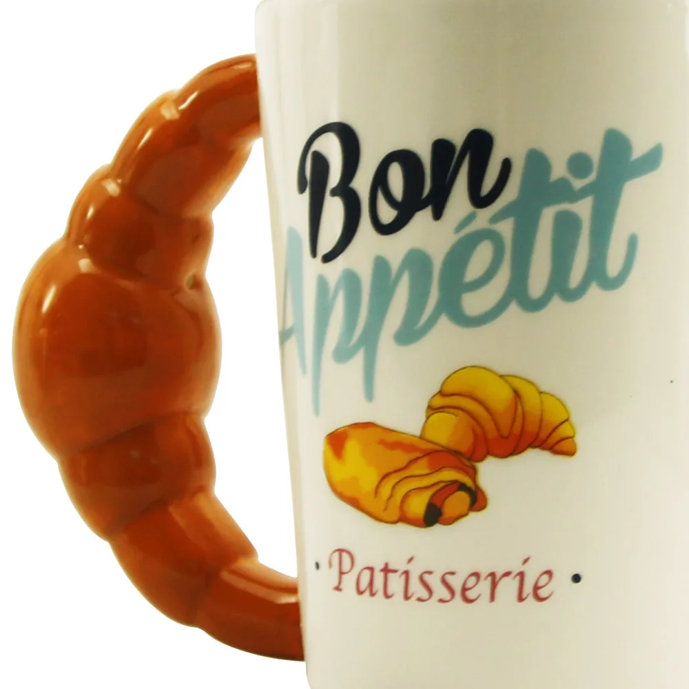 1 шт. кружка для кафе Bon Appetit французская Кондитерская с ручкой кофейная чашка