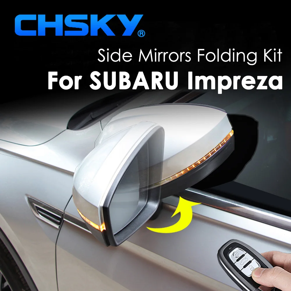 Автомобильное боковое зеркало заднего вида CHSKY складное для SUBARU Impreza GE GV GH GR|car side