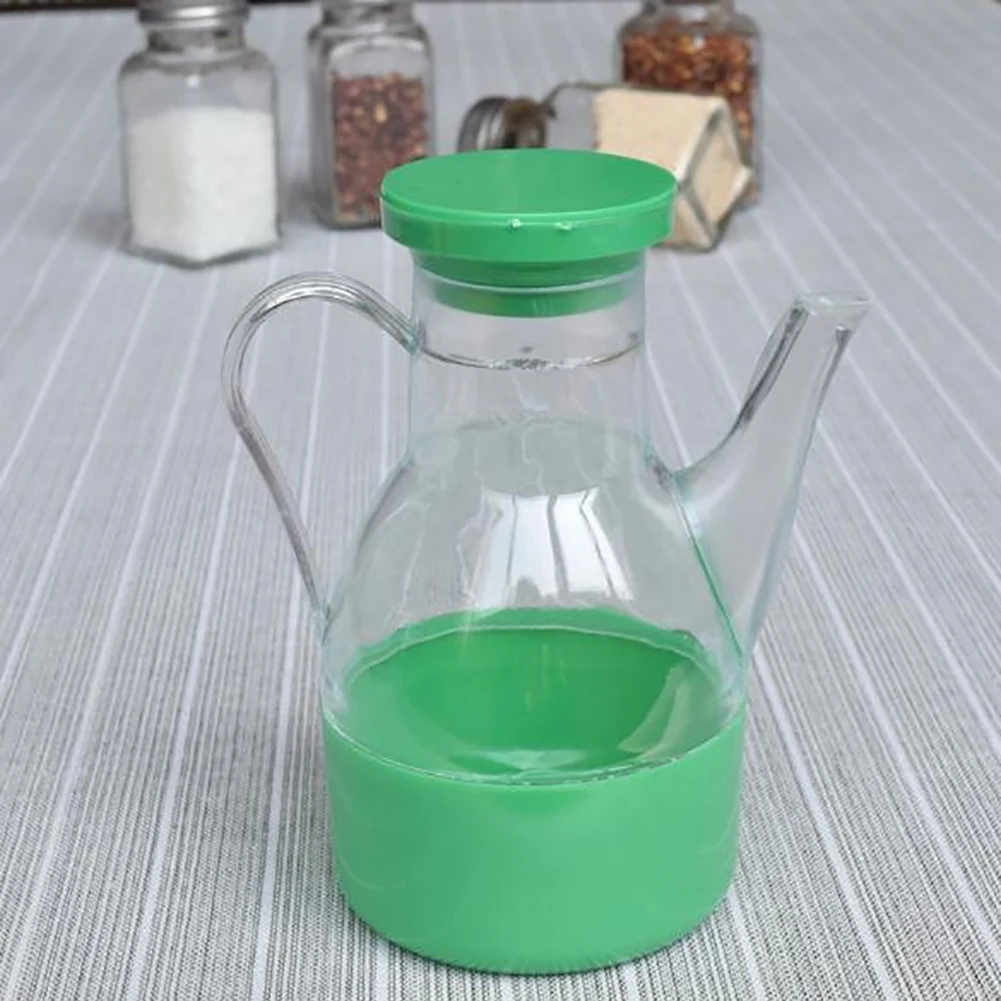 40# Hot Selling 1pc Kitchen Cooking Supplies Leak-proof Oil Vinegar Sauce Bottle Storage Dispenser Oil Bottles Kitchen Gadget