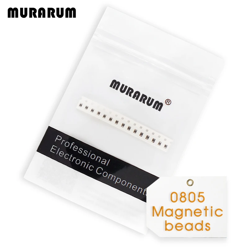 MURARUM 200 шт. феррит 0805 (2012) 25% допуск чип ферритов шарик smd 10 Ом ~ 600 ферритовые