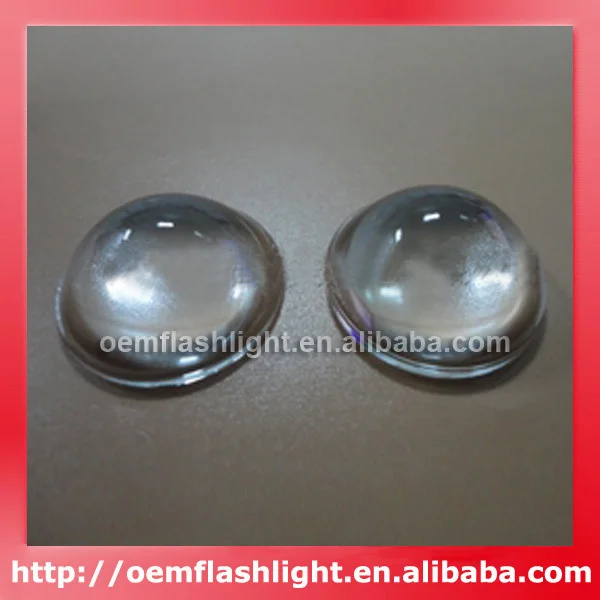 

23.9mm Optical Glass LED Lamp Lens - 1pc
