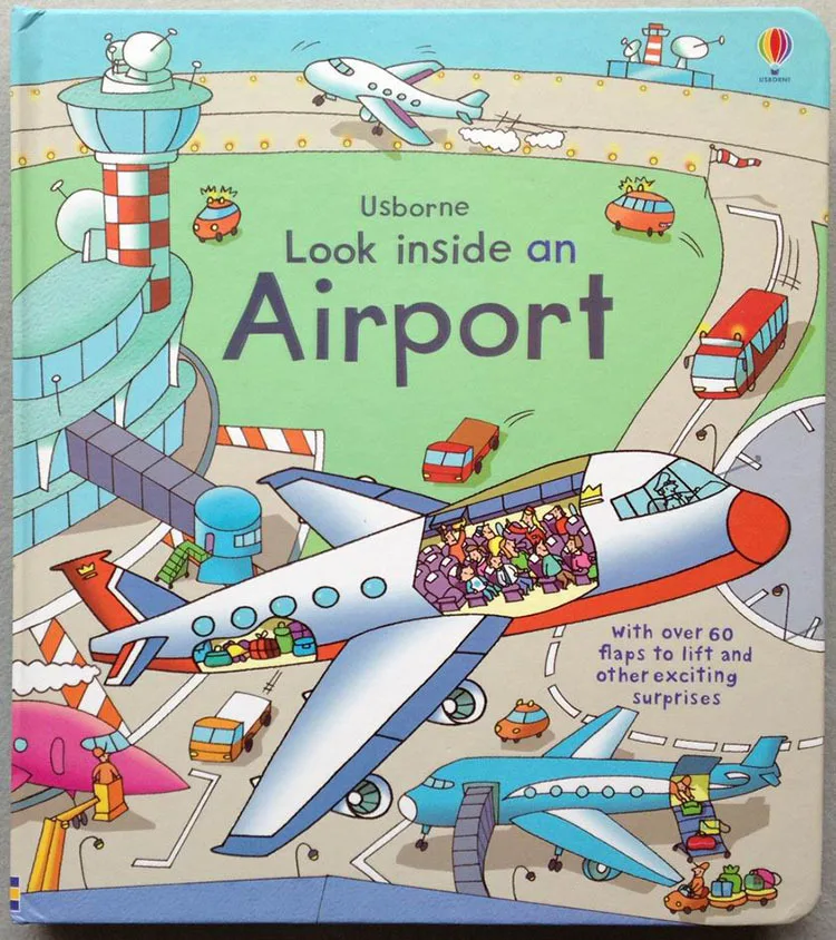 Аэропорт английские книги детская 3D картина серии смотреть сквозь взгляд внутри