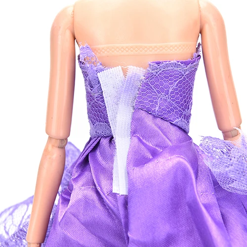 Элегантная летняя одежда платье для кукол ручная работа свадебное принцессы